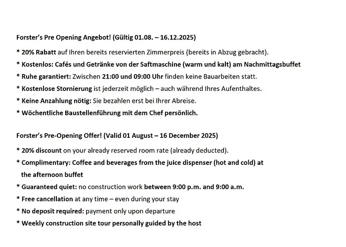 Hotel Forster's Naturresort